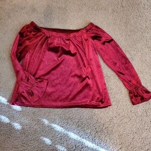 Size medium velvet top